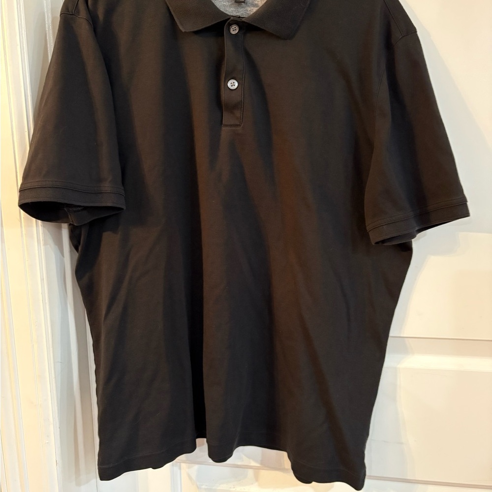 Classic Banana Republic Black Polo Shirt